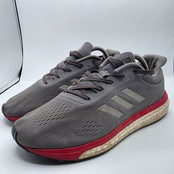 Adidas Sonic Drive Mens Size 10 Gray Scarlet Shoes Athletic Running Walking main image 10